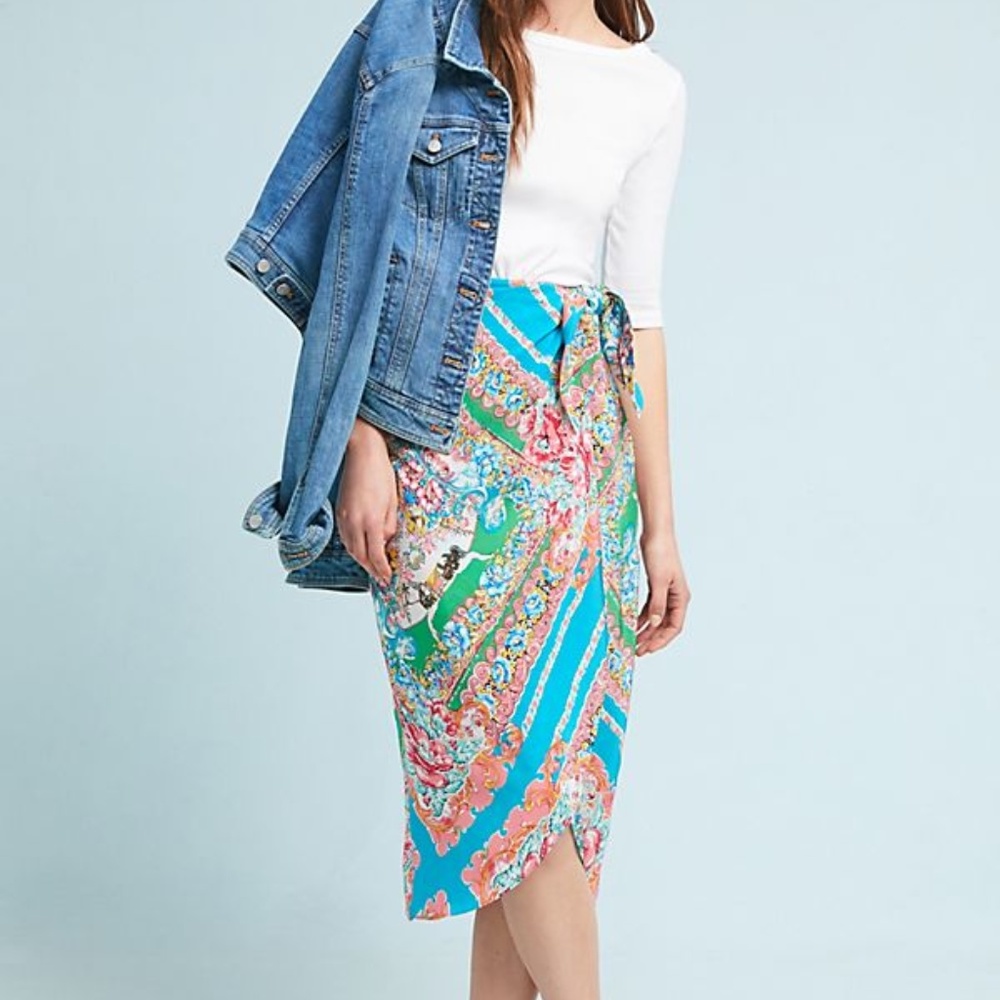 NWT Maeve Bette Wrap Skirt - SZ 4